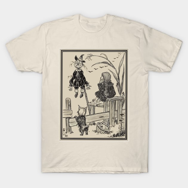 Dorothy meets Scarecrow T-Shirt by Quick Nick Pics